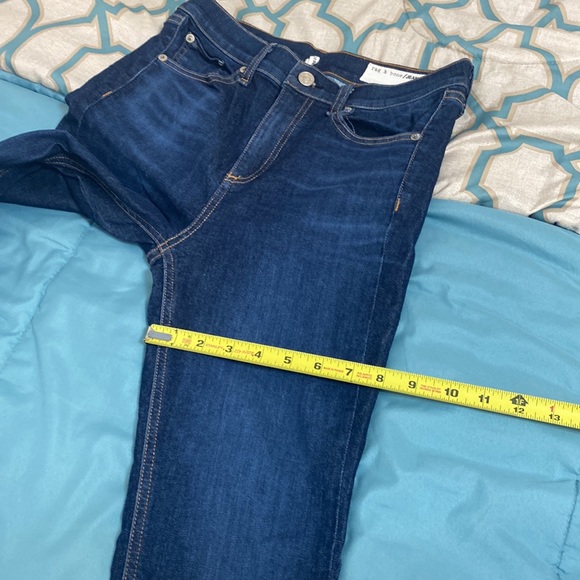 Rag and Bone 10 inch High Rise Ankle Skinny Jeans Size 27 - Picture 12 of 13